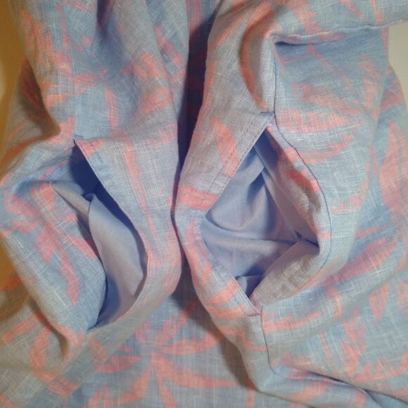 Vacation-Ready! NWT Tommy Bahama Two Palms L linen dress - Picture 10 of 16